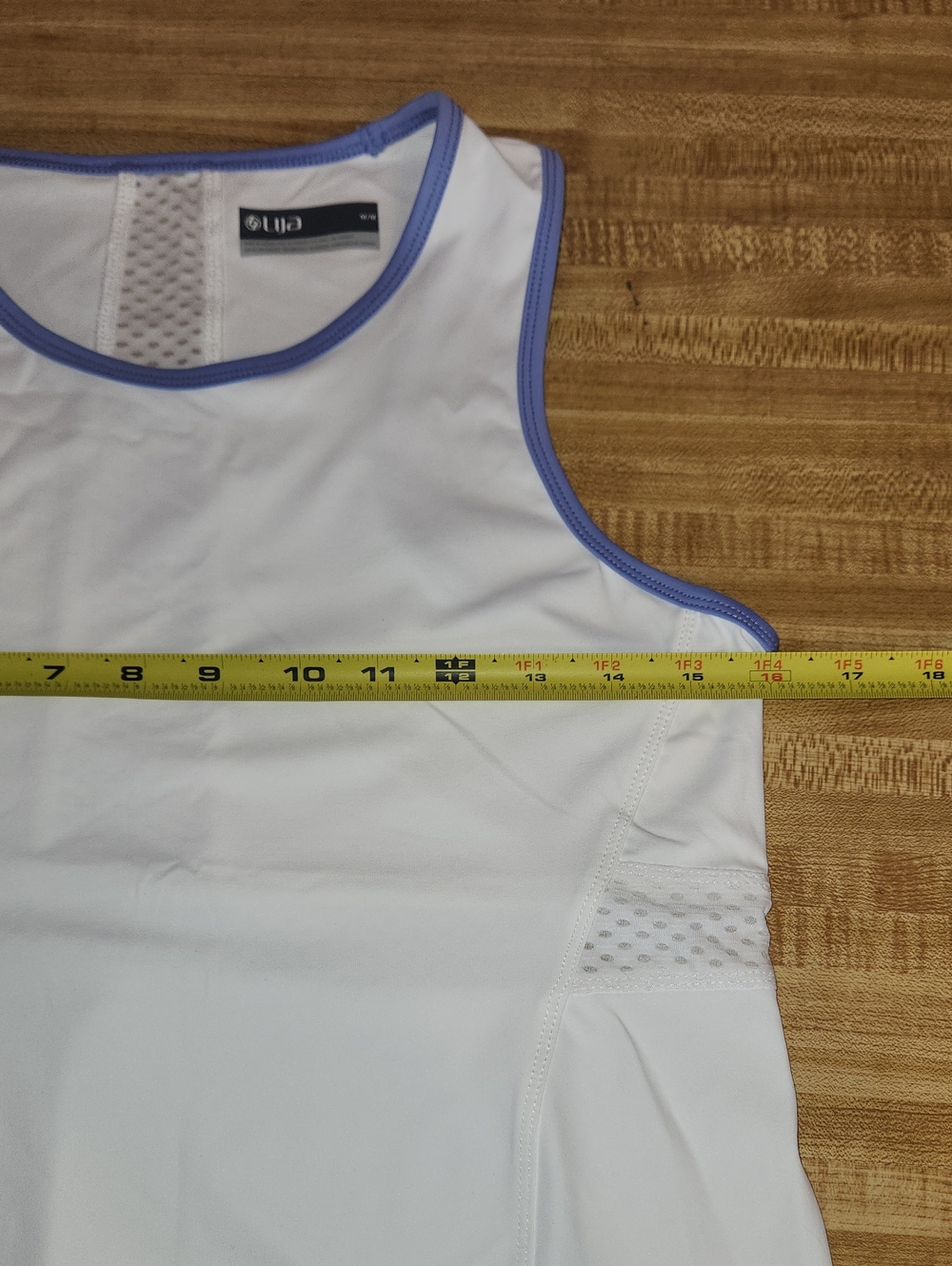 LIJA Spice Tank White/Iris, size M - Picture 7 of 8